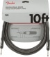 PROFESSIONAL INSTRUMENT CABLES, 10', GRAY TWEED