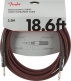 Professional Instrument Cable, 18.6', Red Tweed 5.5M