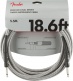 PROFESSIONAL INSTRUMENT CABLE, 18.6', WHITE TWEED