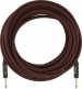 PROFESSIONAL INSTRUMENT CABLE, 25', RED TWEED