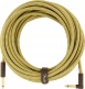 DELUXE INSTRUMENT CABLE STRAIGHT/ANGLE 25' TWEED
