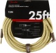 Deluxe Instrument Cable Straight/angle 25' Tweed