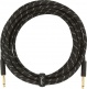 Deluxe Instrument Cable, Straight/Straight, 18.6', Black Tweed