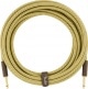 DELUXE INSTRUMENT CABLE, STRAIGHT/STRAIGHT, 18.6', TWEED