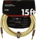 Deluxe Instrument Cable, Straight/Straight, 15', Tweed