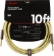 DELUXE INSTRUMENT CABLE, STRAIGHT/STRAIGHT, 10', TWEED