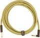 DELUXE INSTRUMENT CABLE, STRAIGHT/ANGLE, 10', TWEED