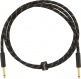 DELUXE INSTRUMENTS CABLE, STRAIGHT/STRAIGHT, 5', BLACK TWEED