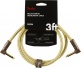 DELUXE INSTRUMENT CABLE, ANGLE/ANGLE, 3', TWEED