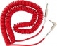 ORIGINAL COIL CABLE, STRAIGHT-ANGLE, 30', FIESTA RED