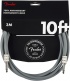 10' Anniversary Instrument Cable, Gray, 10'
