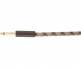 18.6' ANGLED FESTIVAL INSTRUMENT CABLE, PURE HEMP, BROWN STRIPE