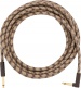 18.6' ANGLED FESTIVAL INSTRUMENT CABLE, PURE HEMP, BROWN STRIPE