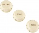 STRATOCASTER SOFT TOUCH KNOBS, AGED WHITE
