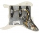 PRE-WIRED STRAT PICKGUARD, TEXAS SPECIAL SSS, PARCHMENT 11 HOLE PG
