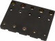 Fender HiMass 4-String Bass Bridge Assembly With Zinc Saddles Black