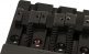 Fender HiMass 4-String Bass Bridge Assembly With Zinc Saddles Black