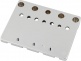 Fender HiMass String-Through 4-String Bass Bridge Assembly With Brass Saddles Chrome