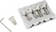 Fender HiMass String-Through 4-String Bass Bridge Assembly With Brass Saddles Chrome