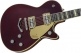 G6228FM PLAYERS EDITION JET BT WITH V-STOPTAIL AND FLAME MAPLE EBO, DARK CHERRY STAIN