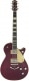 G6228FM PLAYERS EDITION JET BT WITH V-STOPTAIL AND FLAME MAPLE EBO, DARK CHERRY STAIN