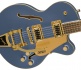 G5655TG ELECTROMATIC CENTER BLOCK JR. SINGLE-CUT WITH BIGSBY AND GOLD HARDWARE LRL CERULEAN SMOKE