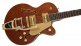 Electromatic Ltd Flame Okoume Broadkaster Jr. Single -Cut With Bigsby Rw Roundup Orange