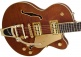 Electromatic Ltd Flame Okoume Broadkaster Jr. Single -Cut With Bigsby Rw Roundup Orange