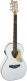 G5021WPE RANCHER PENGUIN PARLOR ACOUSTIC-ELECTRIC, FISHMAN PICKUP SYSTEM, WHITE