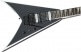 JS KING V JS32, AMARANTH FINGERBOARD, BLACK WITH WHITE BEVELS