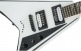 JS RHOADS JS32T, AMARANTH FINGERBOARD, WHITE WITH BLACK BEVELS