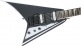 JS RHOADS JS32, AMARANTH FINGERBOARD, BLACK WITH WHITE BEVELS