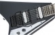 JS RHOADS JS32, AMARANTH FINGERBOARD, BLACK WITH WHITE BEVELS