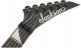 JS RHOADS JS32, AMARANTH FINGERBOARD, BLACK WITH WHITE BEVELS