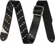 JACKSON® DIAGONAL STUD LEATHER STRAP BLACK 2.5