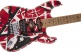 Stratocaster HSS Striped Series MN Red With Black Stripes Relic