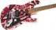 Stratocaster HSS Striped Series MN Red With Black Stripes Relic