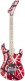 5150 Striped Mn Red With Black White Stripes