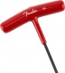 Truss Rod Adjustment Wrench, T-Style, 1/8, Red