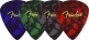 Fender® Pick Shape Logo Coasters 4-Pack Multi-Color