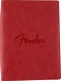 Fender Vegan Leather Music Note Book Dakota Red