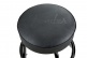 Embossed Black Logo Barstool Black-Black 24