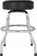 Chevron Logo Barstool Black-Chrome 24
