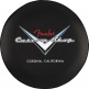 Chevron Logo Barstool Black-Chrome 24