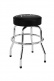 Spaghetti Logo Pick Pouch Barstool Black-Chrome 24