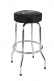 Spaghetti Logo Pick Pouch Barstool Black-Chrome 30