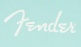 Fender Spaghetti Logo T-Shirt Daphne Blue L