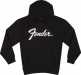 Fender Logo Date Back Hoodie Black S