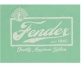 FENDER BEER LABEL MEN'S RINGER TEE, SEA FOAM GREEN/WHITE, XL