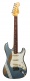 65 STRAT RELIC MASTERBUILT BY GREG FESSLER BLUE ICE METALLIC WITH OLYMPIC WHITE COMPETITION STRIPES